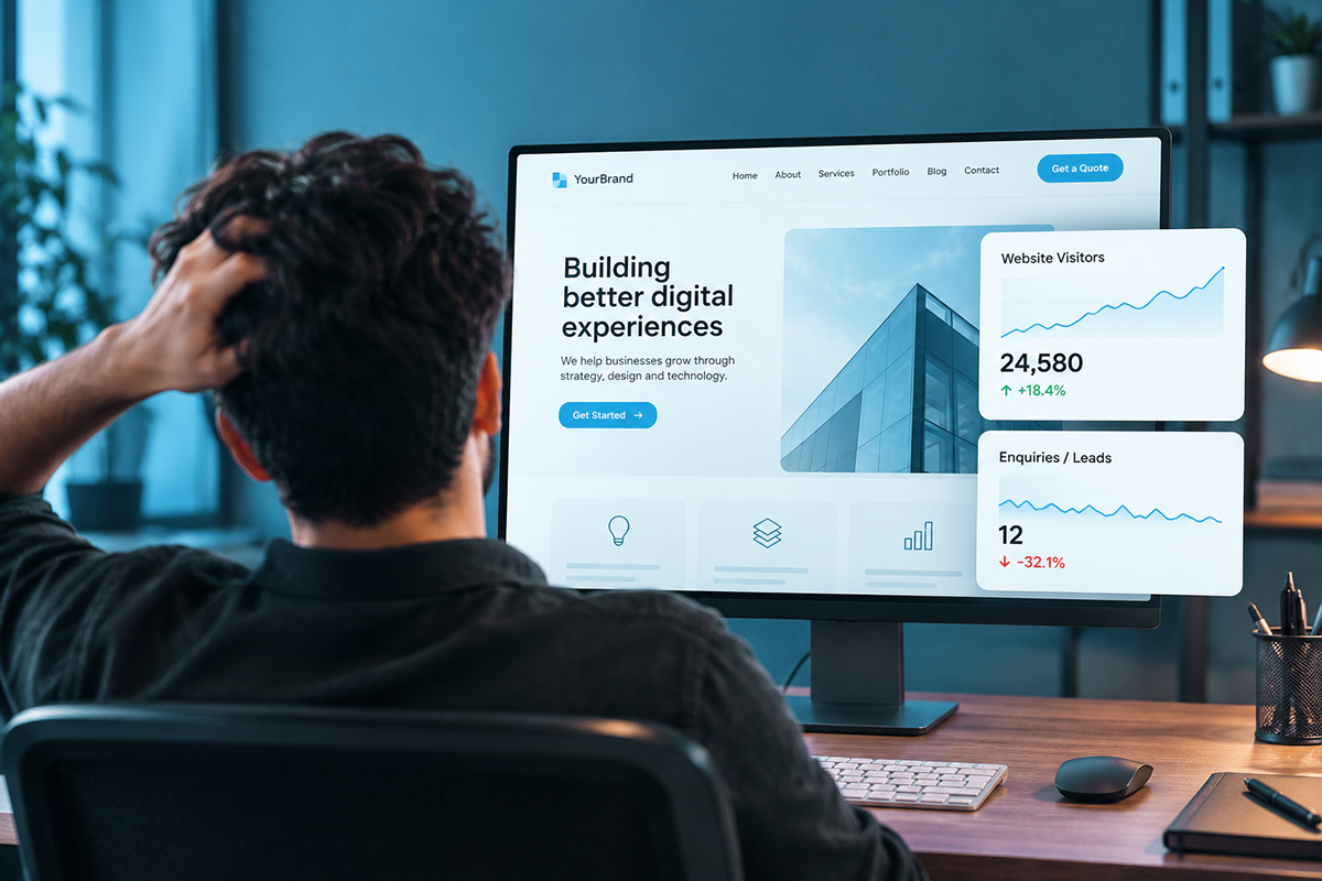 Why Your Website Gets Traffic but Not Enquiries